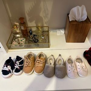 Set of shoes/slippers NB to 12 month